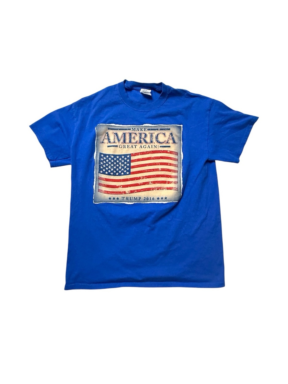 Trump Make America Great Again Blue Graphic T-Shirt